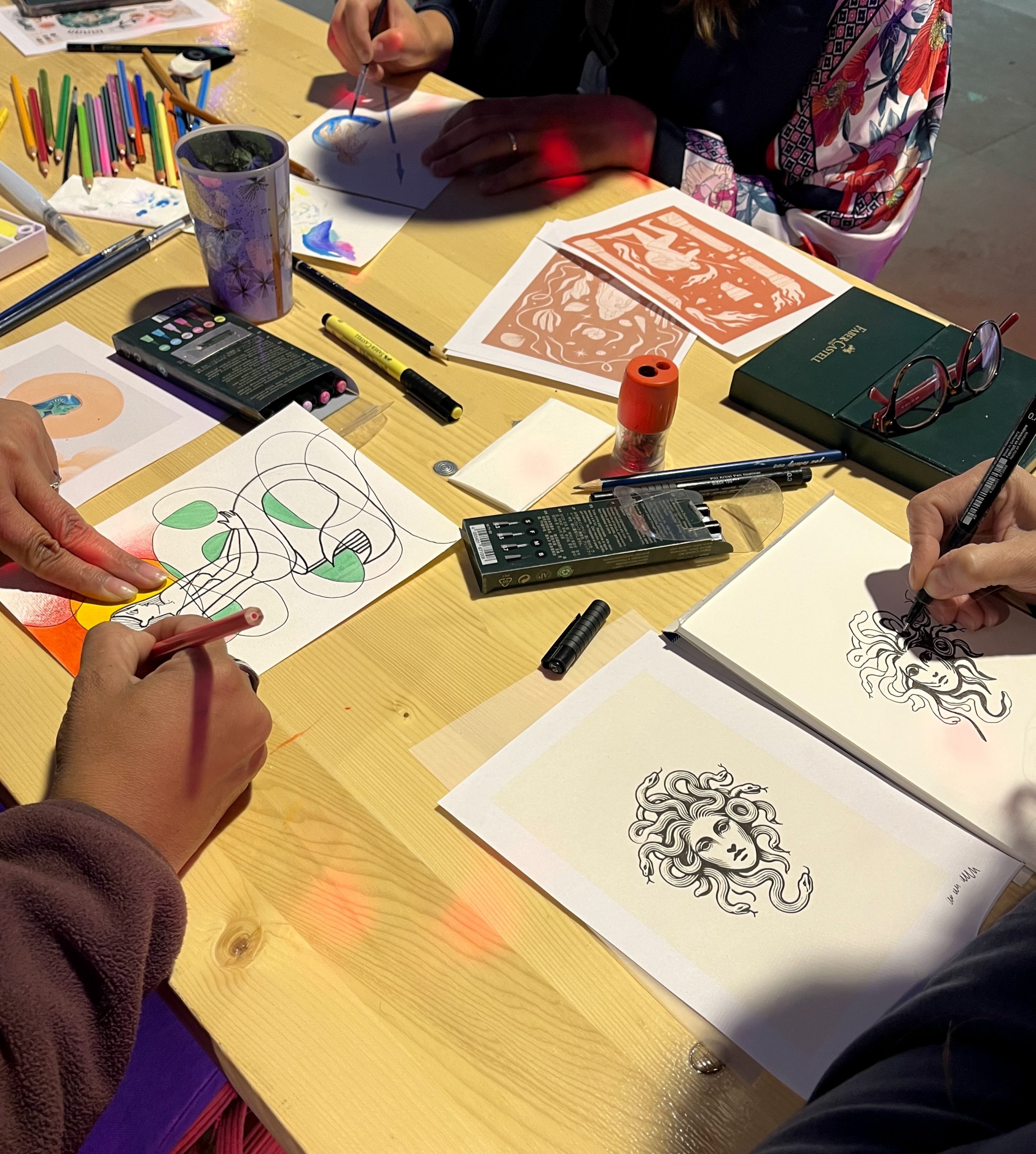 atelier cours dessin peinture Strasbourg