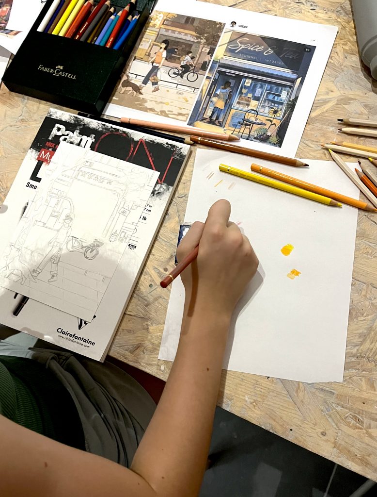 atelier cours dessin peinture Strasbourg