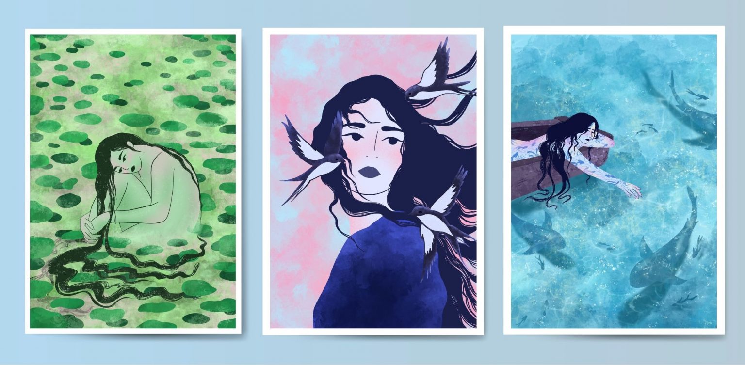 boutique illustration amande bleue strasbourg